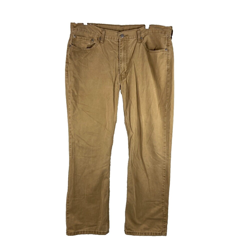 Levi's Men 514 Jeans 38 x 30 Tan Khaki Casual Comfort Pants